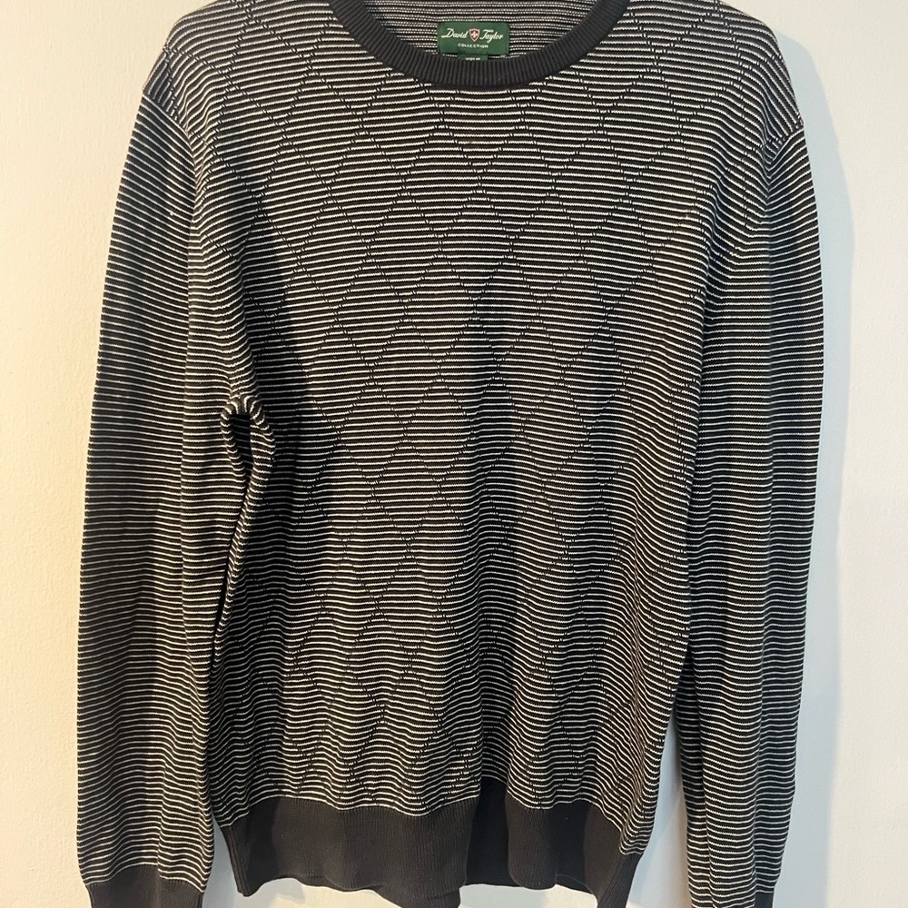 Black and White Striped Sweater
